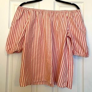 Women’s off the shoulder top. Loft.